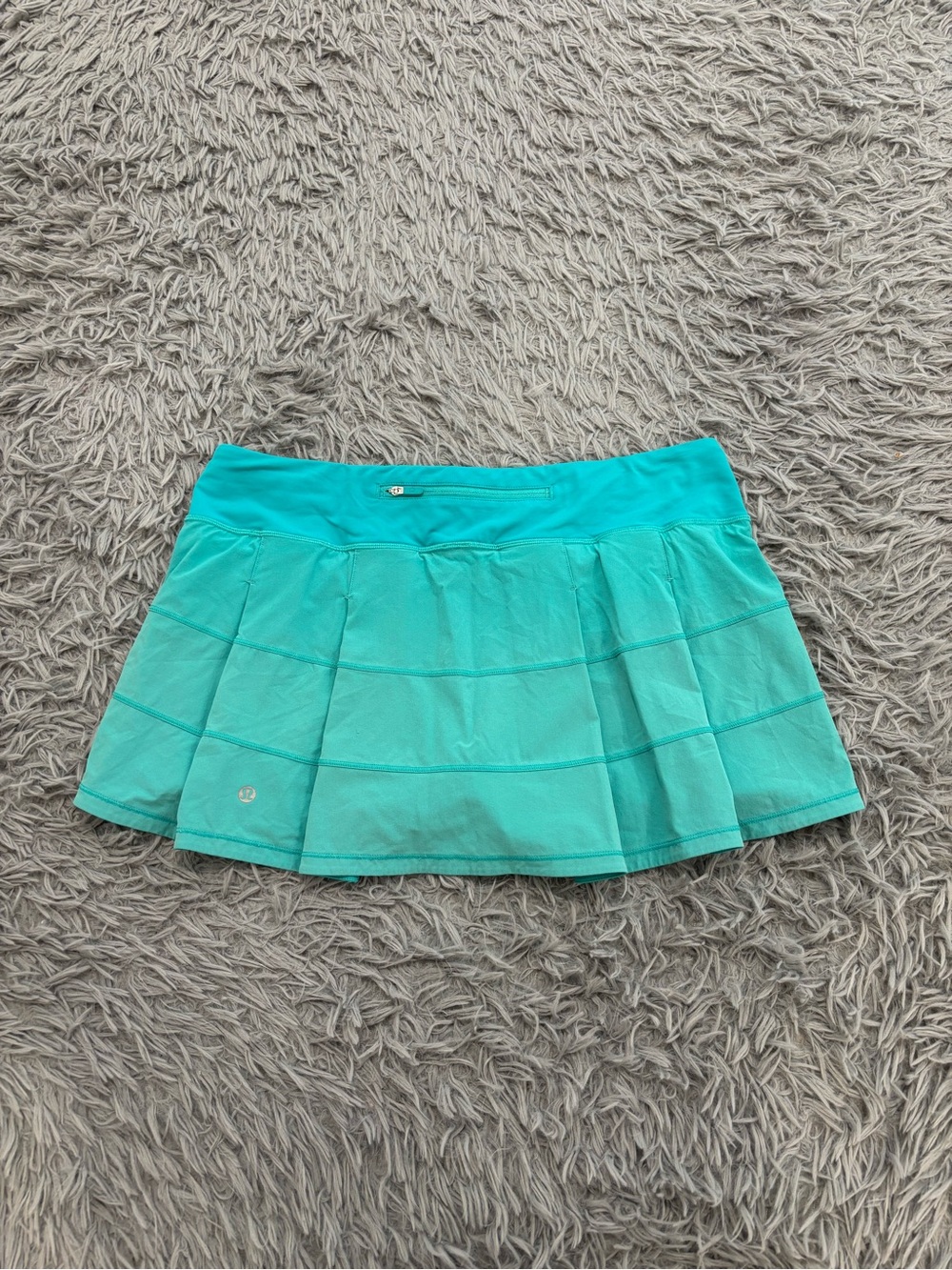 Lululemon Women’s Blue Pace Rival Skirt Skort Size 10 Preppy Tennis Pickleball